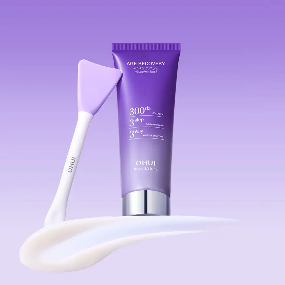 [NEW] 오휘 에이지 리커버리 콜라겐 랩핑 마스크 70ml (+실리콘 브러쉬 증정)